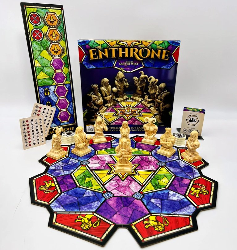 Enthrone Board Game Review Components Statues.jpg