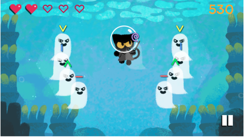 Today's Google Doodle Is A 'Magic Cat Academy' Halloween Game And It's Great