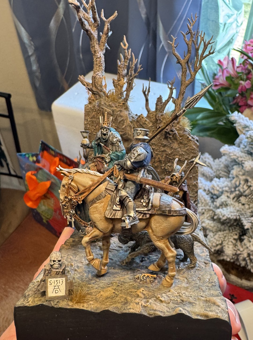Knight Death and the Devil Durer Warhammer Diorama.jpg