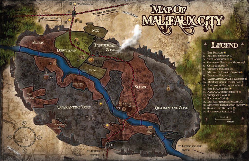Malifaux Map