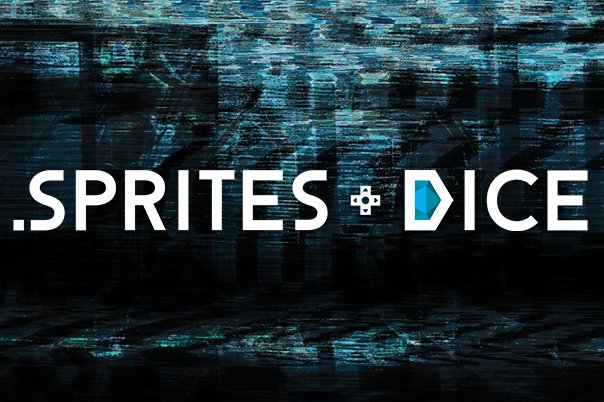 Sprites and Dice "Glitchy" Social Media Banner