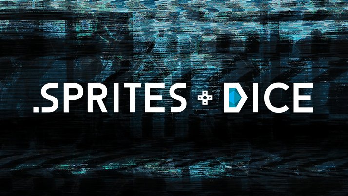 Sprites and Dice "Glitchy" Social Media Banner